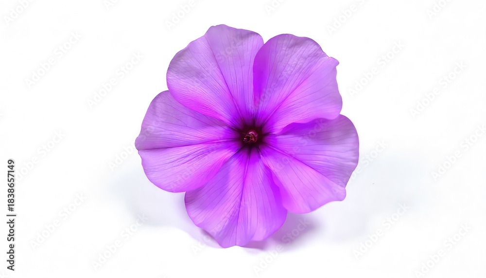 Obraz premium violet flower isolated on white