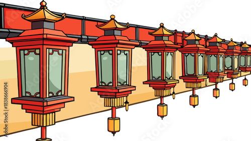 Deep Blue Night Sky with Crescent Moon and Shimmering Stars