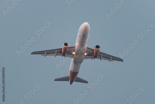 Jet Airliner Underside View