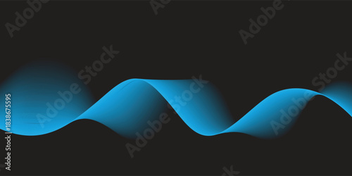 Abstract wave element for design. Digital frequency track equalizer.