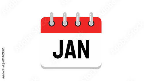 January Calendar Icon