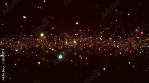 Particle Flow Swipe Transition Overlay