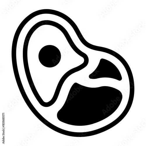 This Beef icon is suitable for barbecue party.