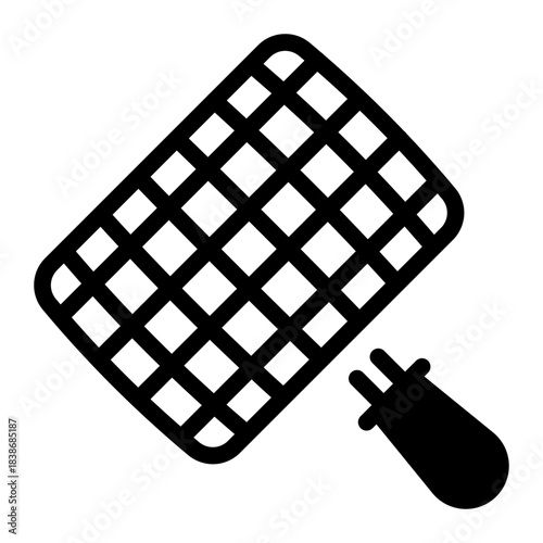 This Grill Basket icon is suitable for barbecue party.