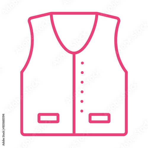 Waistcoat Icon