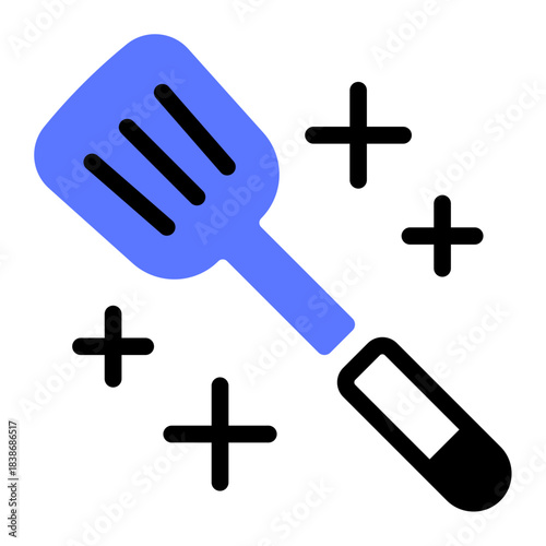 This Spatula icon is suitable for barbecue party.