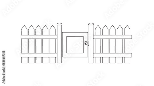 wrought iron fence