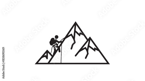 vector illustration of a pyramid