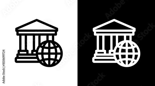 Governance With Icon Set Design