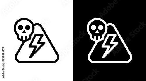 Danger With Icon Set Design