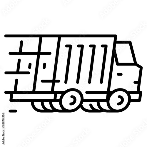 Express Delivery line icon