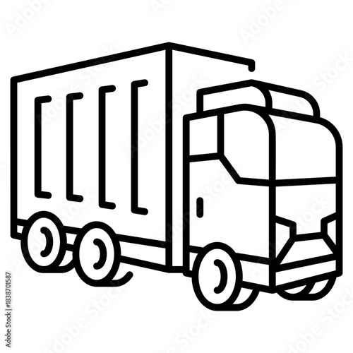 Delivery Truck line icon