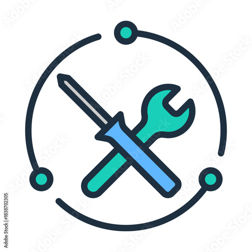 Maintenance Icon - Lineal Color