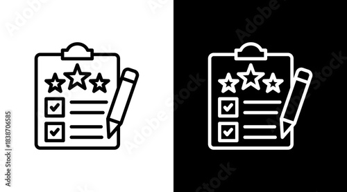 Feedback Form With Icon Set Design