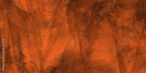 Grunge orangeand white crack paper texture design. Grunge surface wall cracks brushed plaster wall. Abstract seamless vector gray concrete texture. Gray distressed grunge texture or panorama wall art.