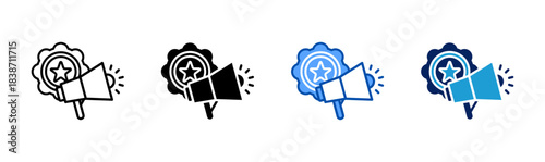 brand marketing icon set multiple style collection