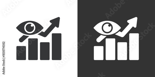 Performance Monitoring icon. Solid glyph series icon
