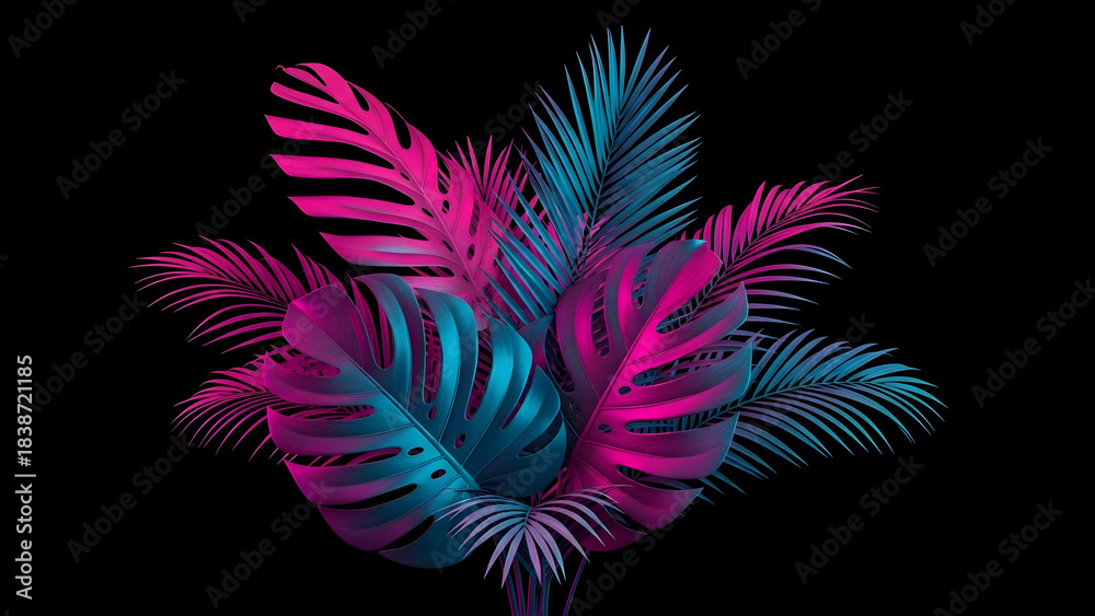 Naklejka premium Colorful floral vector pattern with birds and butterflies