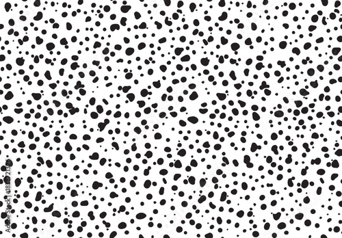 Abstract Dots: A minimalistic display of black dots scattered across the frame, creating a dynamic visual texture perfect for backgrounds and design.