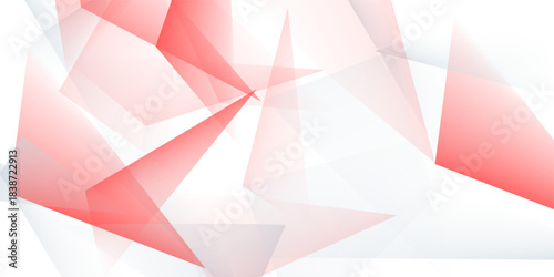 Abstract blue white and gray polygon triangle pattern gradient background. 3d render illustration.