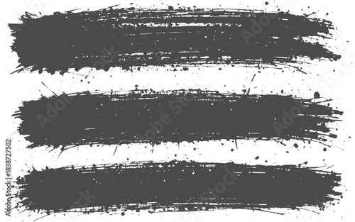 Linocut Square Texture Set – Rough Letterpress Ink Stains and Grungy Roller Prints