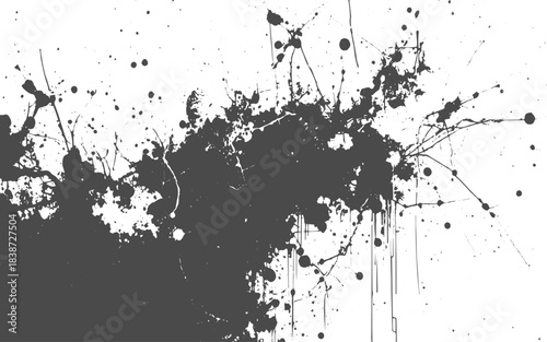 Vintage Grunge Dot and Paint Texture Overlay, Abstract Splattered Layer, Distressed Surface for Posters, Flyers, Banners, and Creative Artwork