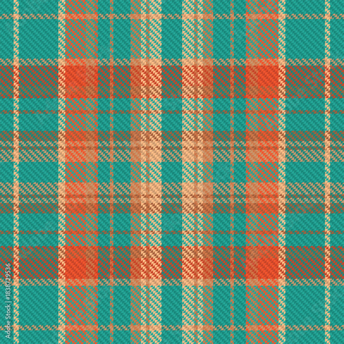 Tartan plaid pattern with texture.