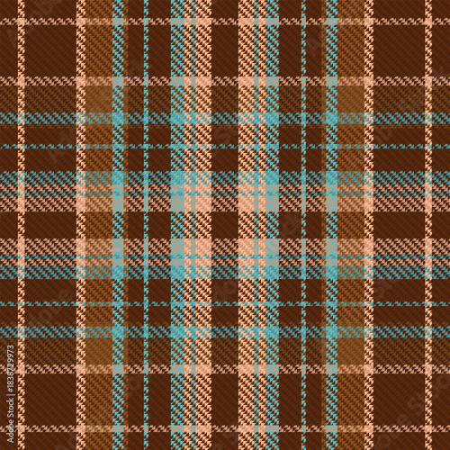 Tartan plaid pattern with texture.