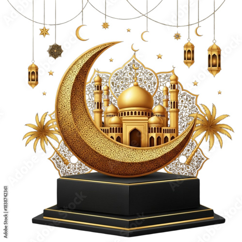 islamic calligraphy of mosque