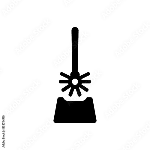 Sanitary Toilet Scrub Brush Icon