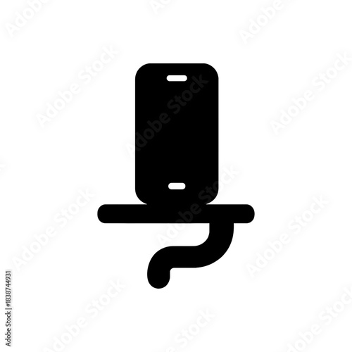 Wall Phone Holder Shelf Icon
