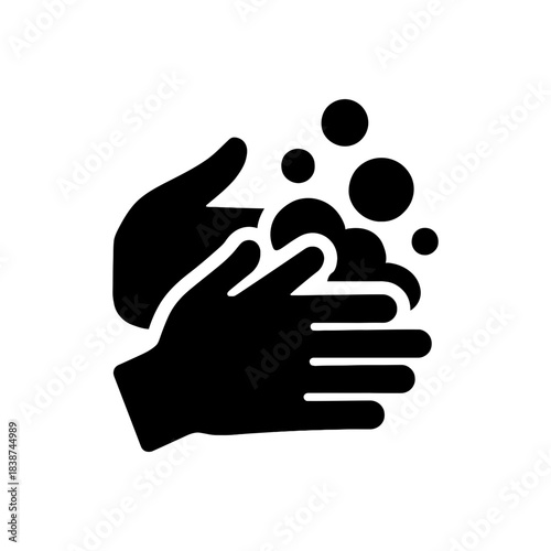 Hands Washing With Soap Icon
