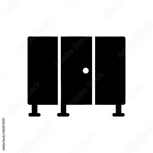 Restroom Cubicle Stall Privacy Icon
