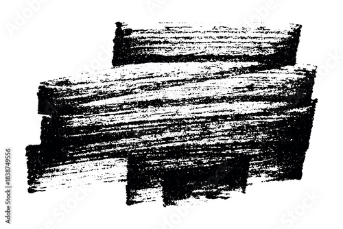 Brush paint stroke texture swatch Hand painted background Ink scribble dab clipart Paint smudge for tags and stamps design