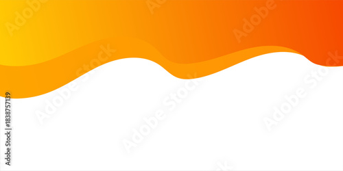 Vibrant Orange And Yellow Abstract Wave Background With Smooth Gradient For Design Projects eps10