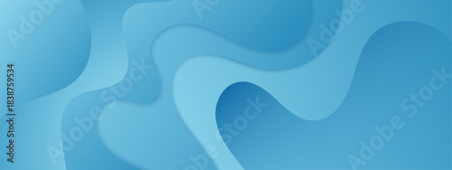 Abstract Modern Wave Line Background with Gradient Color Style