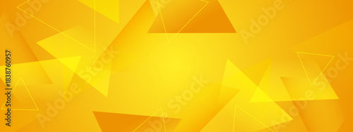 abstract overlapping geometric background with yellow gradient shapes