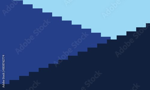 Background staircase or steps. Ladder, symbol of rise, upward movement or advancement in work. Steps denoting development, knowledge and skills or improvement. Vector illustration. EPS 10 .