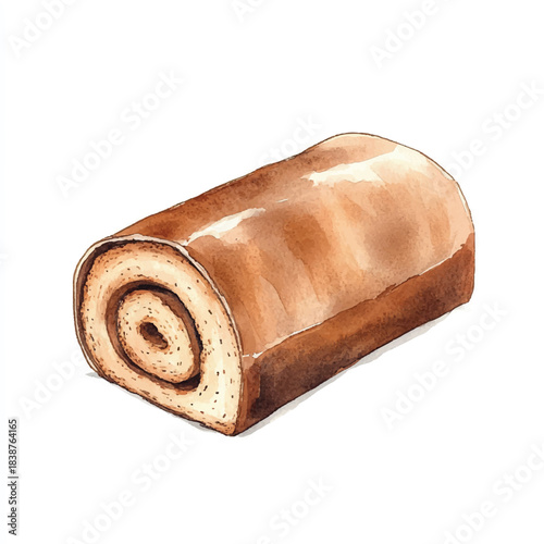 Sweet Roll Pastry Baked Dessert Food.