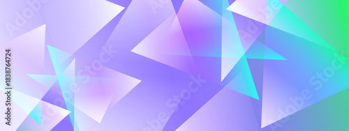 A stylish overlapping shapes on abstract gradient geometric background