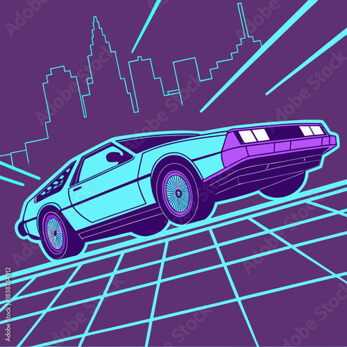 Turbo Neon Skyline Ride