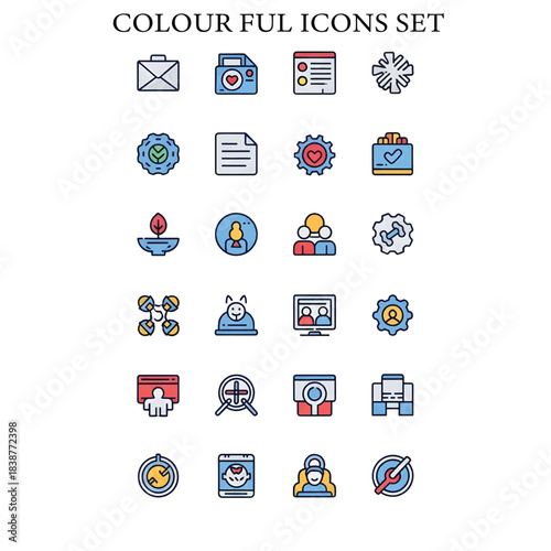 Colourful Abstract Illustration with Vibrant and Expressive Visual Style