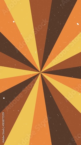 Retro vintage swirl spiral pattern background 70s