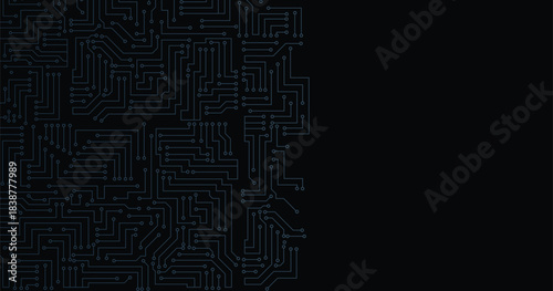 Circuit board technology background illustration
