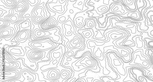 Abstract topographic contours map background. Topography lines, circles background. Topographic map Patterns, Topographic map and place for texture.