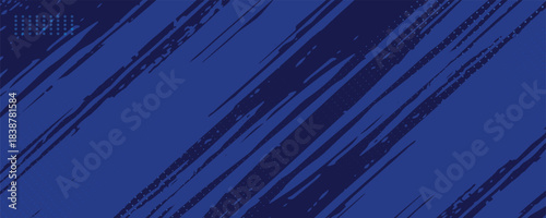 blue color pattern gradient grunge texture background. Dots pop art comics sport style vector illustration Abstract background dark blue.