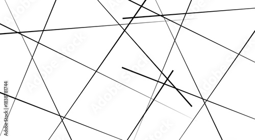 abstract background with lines. Dynamic shapes composition with lines. Line art striped graphic template. Vector illustration. 
