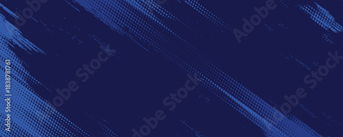 blue color pattern gradient grunge texture background. Dots pop art comics sport style vector illustration. eps 10