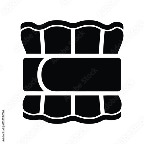 Wrist weight or ankle weight with velcro strap