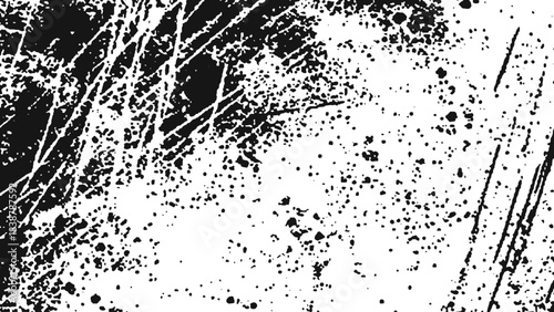 Distressed textured background with scattered dots creating a vintage grunge effect for retro design projects